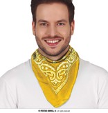 Sjaaltje Geel Zakdoek Denim