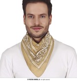 Sjaaltje Beige Zakdoek Denim