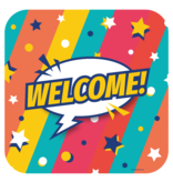 Huldeschild 'Welcome' Rainbow