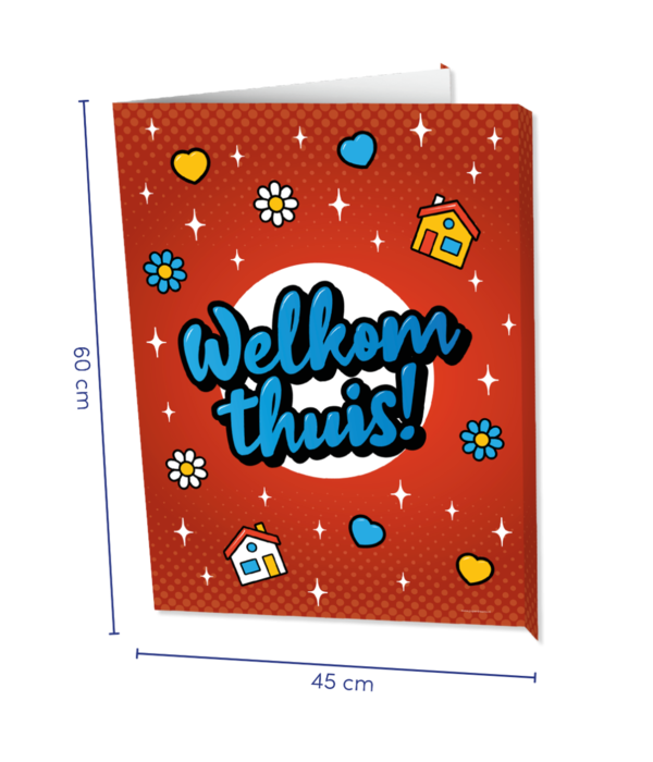 Raambord Welkom Thuis Cartoon