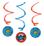 Hangdecoratie Swirls Welkom Thuis Cartoon (3st)