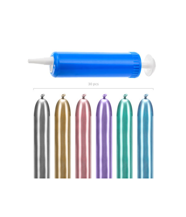 Modeleer Ballonnnen Glossy Glansend (30st)