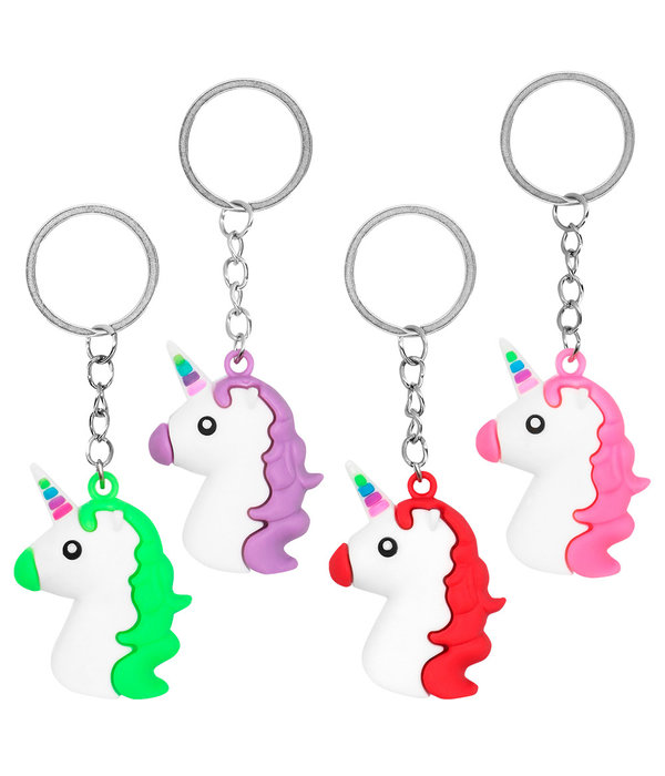 Sleutelhangers Eenhoorns (4st)
