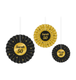 Classy Honeycomb Waaier Set Sarah (3st)