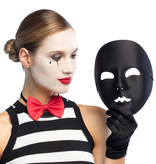Gezichtsmasker Mime Zwart