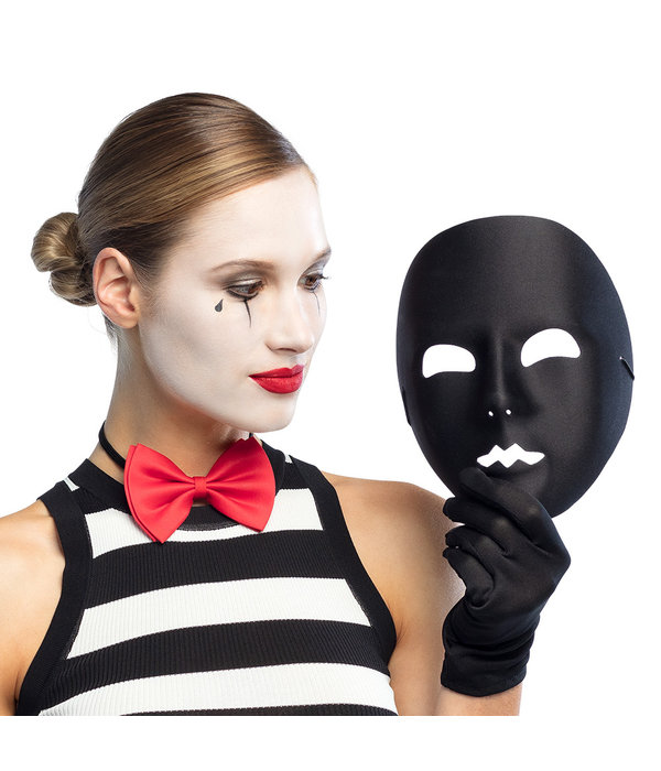 Gezichtsmasker Mime Zwart