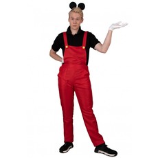 Tuinbroek Heren Rood