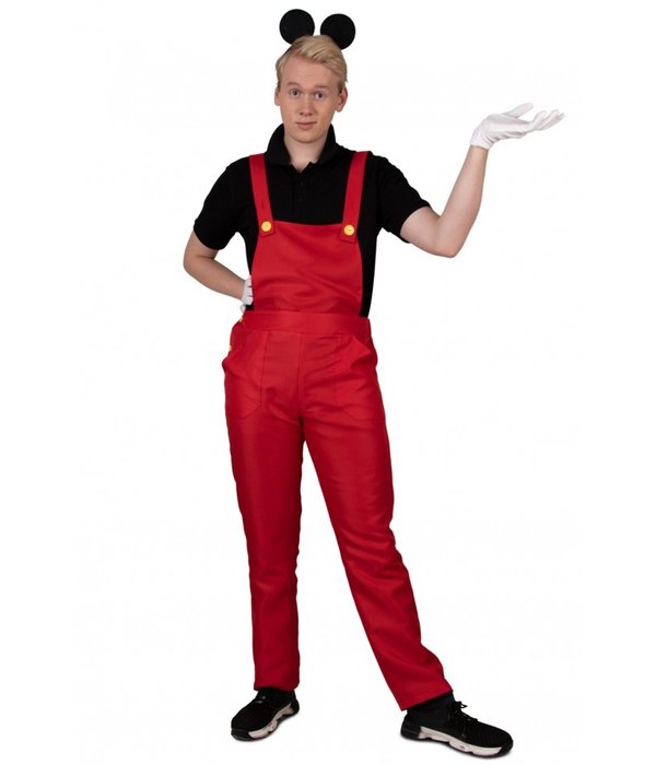 Tuinbroek Heren Rood