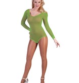 Visnet Bodysuit Neon Groen