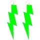 Eightees Oorbellen Flash neon groen