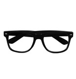 Partybril Zwart Zonder Glas