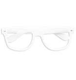 Partybril Wit Zonder Glas