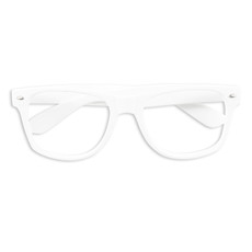 Partybril Wit Zonder Glas