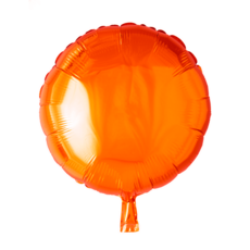 Folieballon Rond Oranje (45cm)