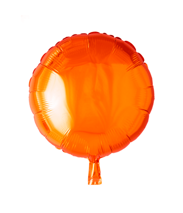 Folieballon Rond Oranje (45cm)