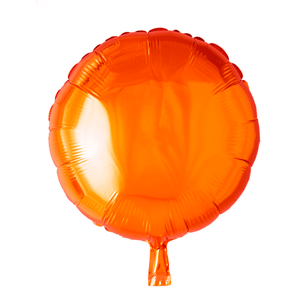 Folieballon Rond Oranje (45cm)