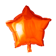 Folieballon Ster Oranje (45cm)