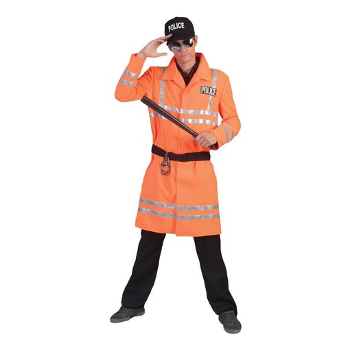 Oranje Politieman kostuum Ollie