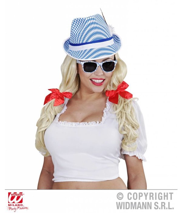 Beierse print Bril met donkere glazen