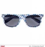Beierse print Bril met donkere glazen