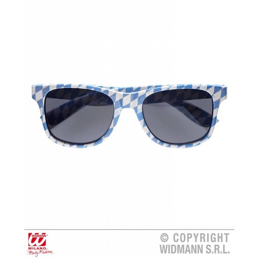 Beierse print Bril met donkere glazen