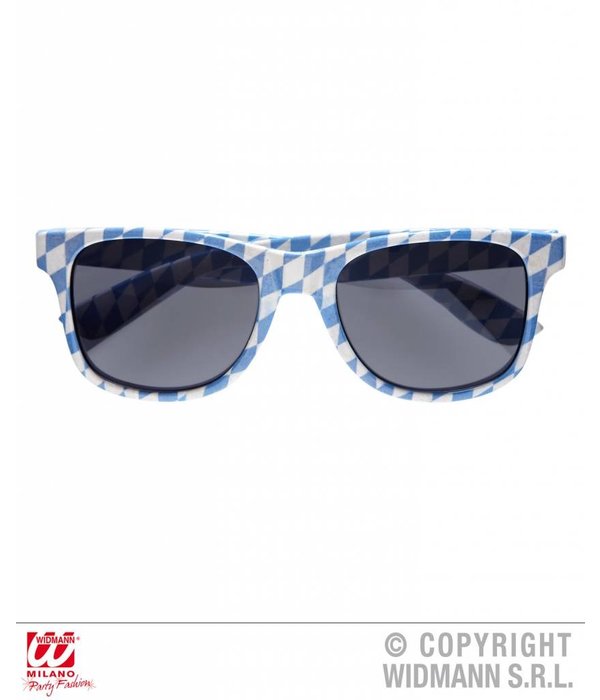 Beierse print Bril met donkere glazen