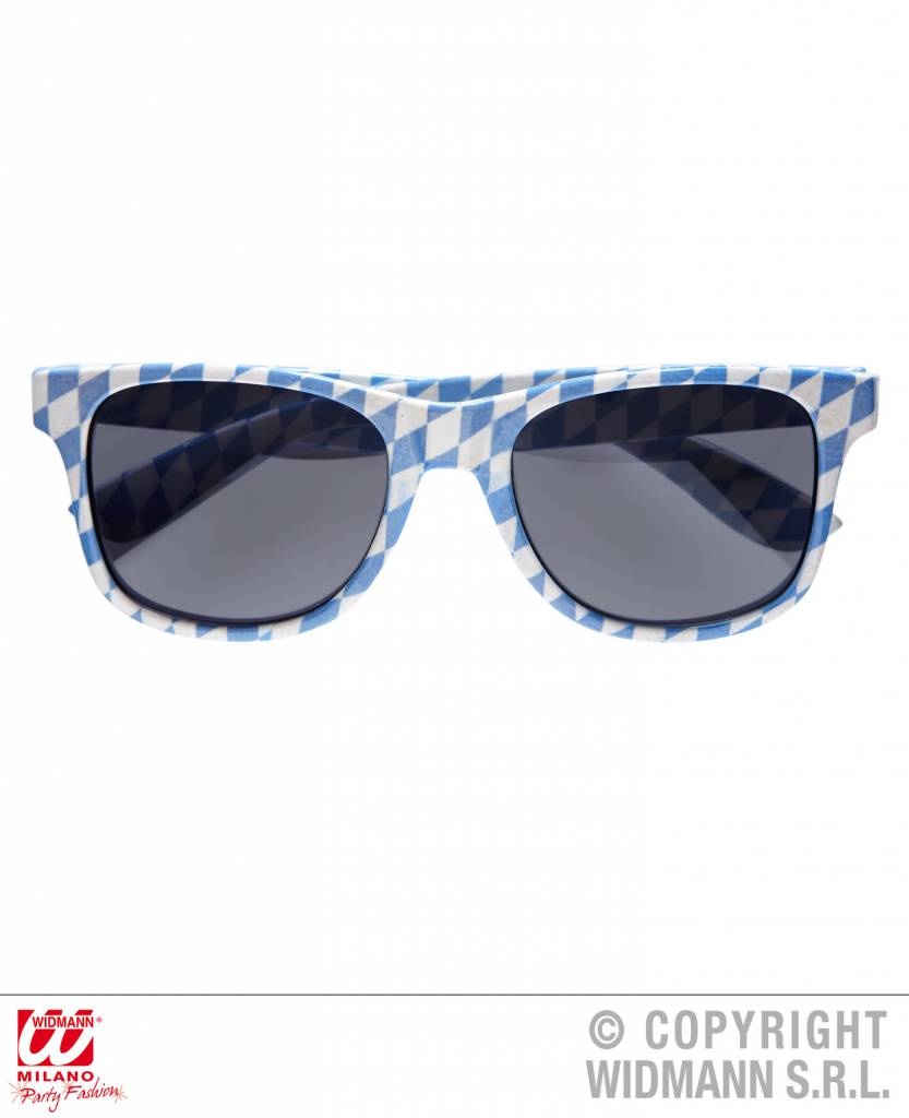 Beierse print Bril met donkere glazen afbeelding