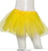 Tutu Geel Met Zilveren Sterren Kind