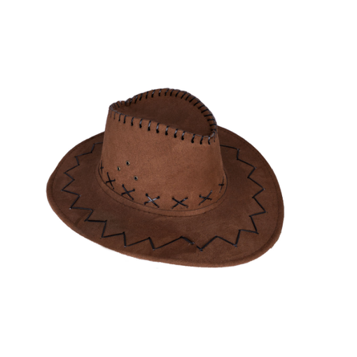 Hoed Cowboy suede bruin