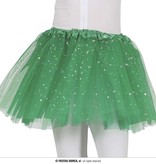 Tutu Groen Met Zilveren Sterren Kind