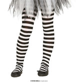 Pantykousen Zwart/Wit Kind