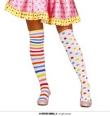 Clowns Pantykousen Strepen En Stippen