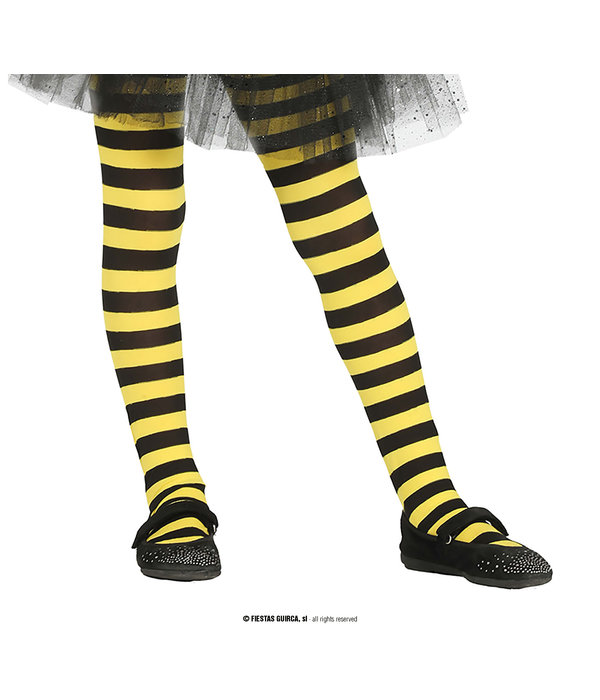 Panty Zwart/Geel Kind