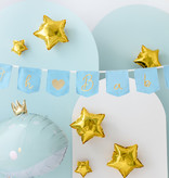 Blauwe Geboorte Banner 'Oh Baby' Met Tassels (2,5m)