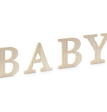Houten Letters 'BABY'