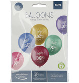 Ballonnen 'Happy 50th To You' Meerkleurig (6st)