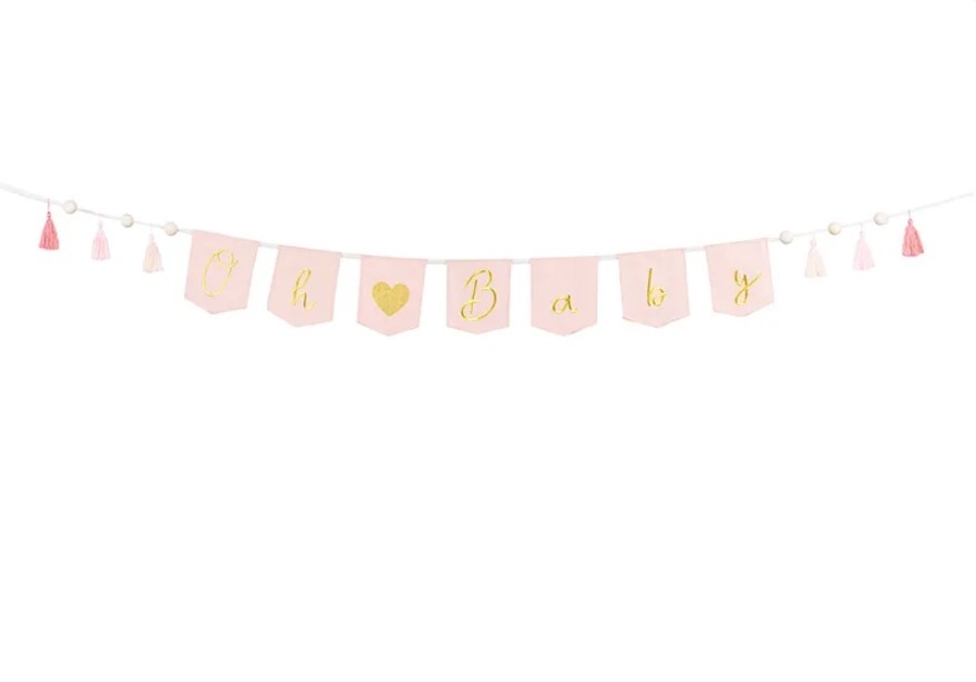 'Oh Baby' Roze Tassels - 2.5 Meter