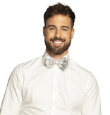 Strikje pailletten zilver