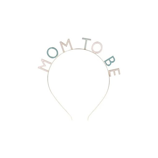 Diadeem 'Mom To Be' Blauw / Roze