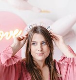 Diadeem 'Mom To Be' Blauw / Roze