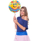 Emoji Folieballon 'Welcome' (45cm)