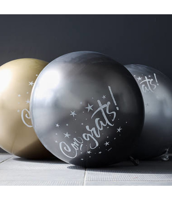 Shimmer Ballonnen 'Congrats' (4st)