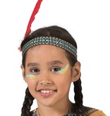 Indianenhaarband met veer