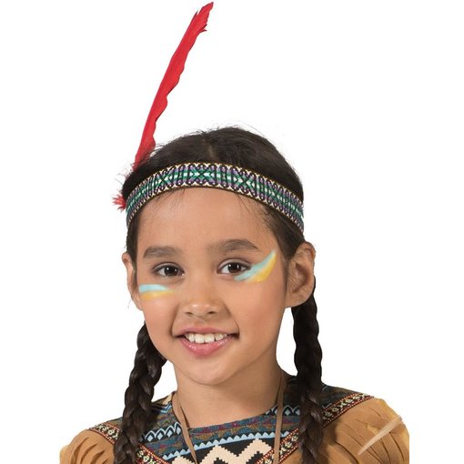 Indianenhaarband met veer