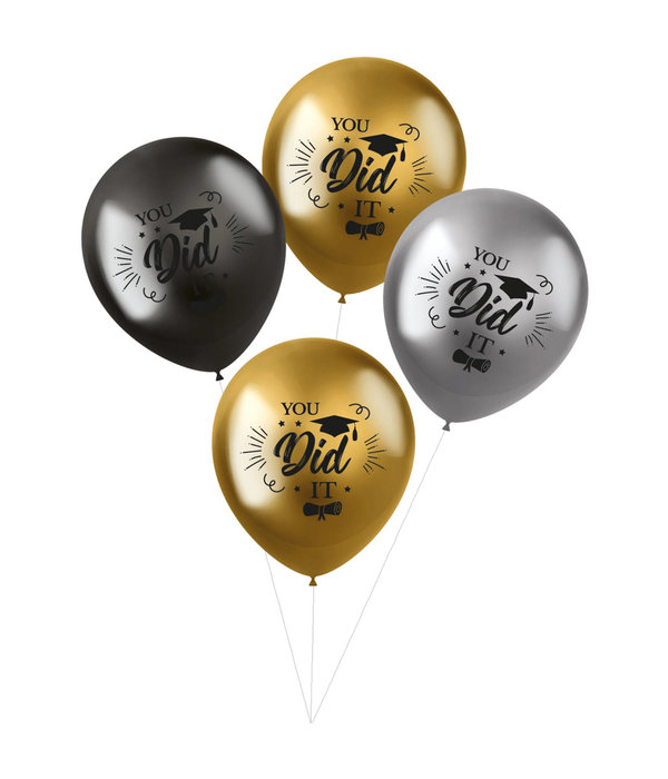 Shimmer Ballonnen 'You Did It' (4st)