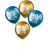 Shimmer Ballonnen 'Best Dad Ever' (4st)