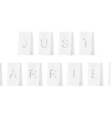 Papieren Lantaarns Just Married