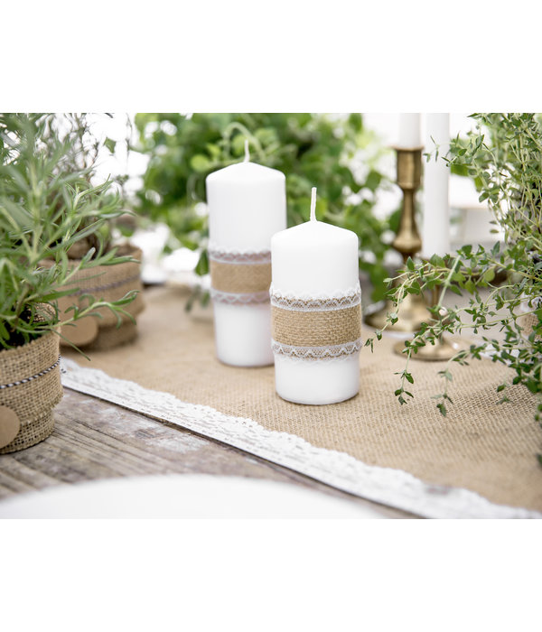 Rol Jute Lint met Kant (5m)