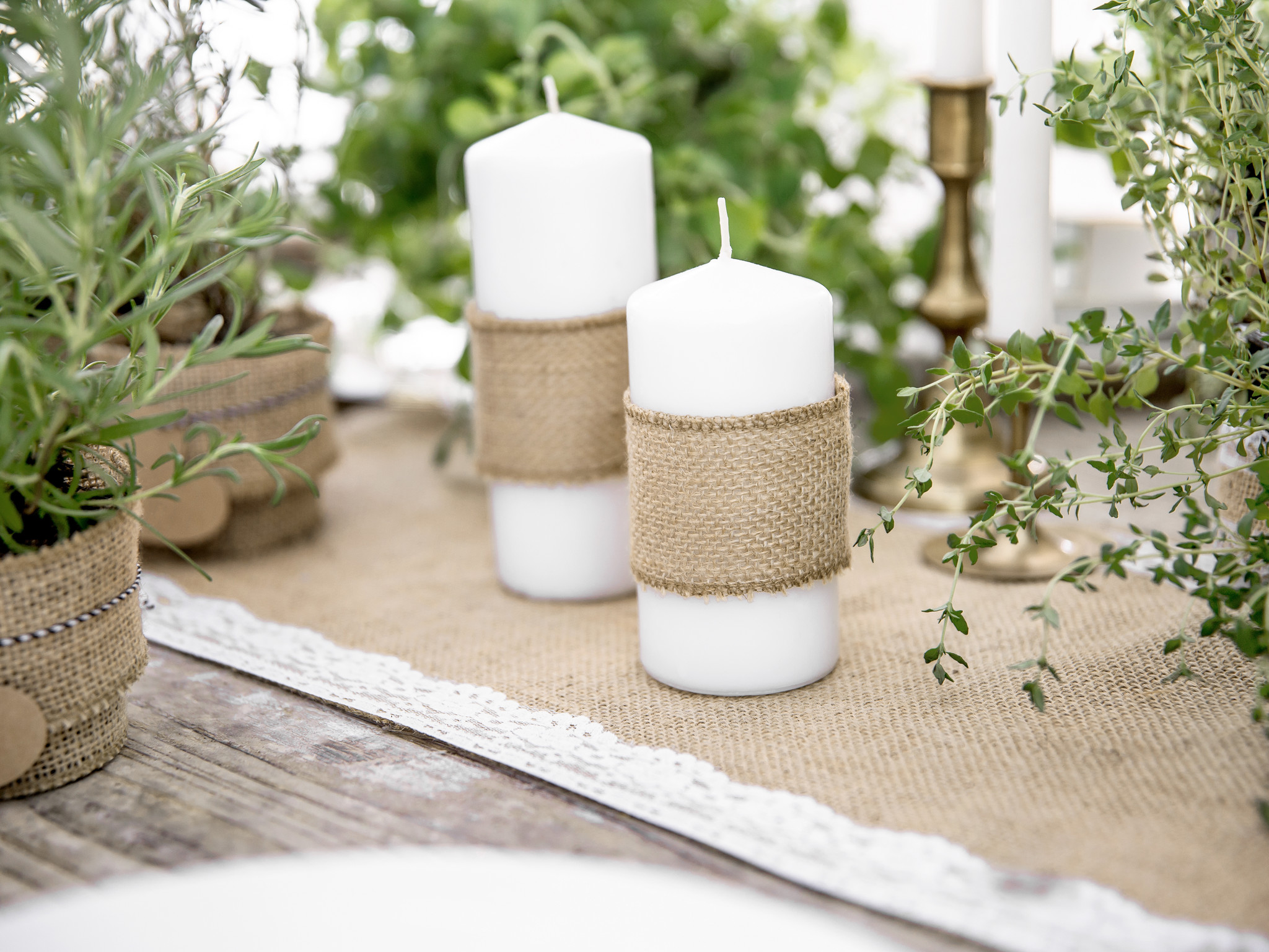 Rol Jute Decoratie Lint (5m) afbeelding