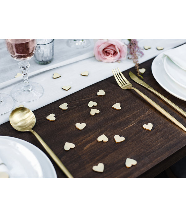 Houten Confetti Hartjes (50st)